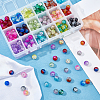 DIY Baking Paint Crackle Glass Beads Stretch Bracelet Making Kits DIY-PH0004-54A-3