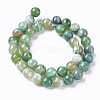 Natural Striped Agate/Banded Agate Beads Strands G-G582-10mm-58-2