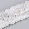 Electroplate Natural Quartz Crystal Beads Strands G-T144-32-4
