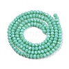 Electroplate Opaque Solid Color Glass Beads Strands EGLA-A044-P2mm-L14-3