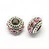 Alloy Rhinestone European Beads MPDL-R036-01J-1