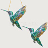 Acrylic Bird Hanging Suncatchers HJEW-WH20021-02D-6