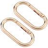 6Pcs Alloy Spring Gate Rings FIND-SP0001-24KCG-1