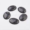 Natural Larvikite Flat Back Cabochons G-G741-30x40mm-04-1