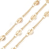 Brass Coffee Bean Chains CHC-P009-07G-1