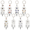   Natural & Synthetic Gemstone Keychain KEYC-PH0002-01-1