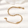 304 Stainless Steel Cable Chains Bracelets for Women BJEW-A158-02B-G-2