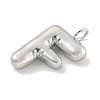 Non-Tarnish 304 Stainless Steel Pendants STAS-C102-15P-F-2