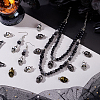 36Pcs 3 Colors Tibetan Style Alloy Pendants FIND-GA0008-10-4