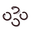 Spray Painted Iron Open Jump Rings IFIN-T017-04B-02-1