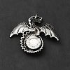 Natural Howlite Big Pendants G-B033-07W-4