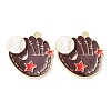 Baseball Alloy Enamel Pendants AL-CBA2679-07D-G02-1