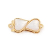 Brass Micro Pave Clear Cubic Zirconia Box Clasps KK-U051-01G-03-1