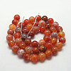 Natural Fire Crackle Agate Beads Strands X-G-G212-6mm-10-2