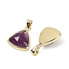Natural Amethyst Pendants G-O176L-13G-2
