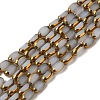 Electroplate Glass Beads Strands EGLA-P061-02B-01-1