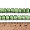 Opaque Baking Paint Glass Beads Strands GLAA-Q110-03A-11-4