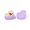 Transparent Printed Acrylic Beads MACR-S373-124-H05-4