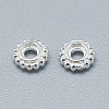 925 Sterling Silver Granulated Spacer Beads STER-T002-73S-2