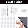 50pcs PVC Plastic Mobile Dustproof Plugs FIND-SC0013-60B-2