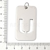 304 Stainless Steel Pendants LS-STAS-M115-01P-U-3