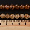 Round Natural Citrine Beads Strands G-K068-12A-8mm-3