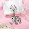 Alloy Rhinestone Keychain KEYC-YW00178-04-1
