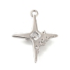 Brass Micro Pave Cubic Zirconia Pendants KK-Q772-04P-2
