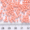 12/0 Baking Paint Glass Round Seed Beads SEED-S036-01A-17-3