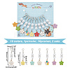 Round & Flower Pendant Stitch Markers HJEW-AB00420-2
