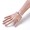 Natural Mixed Gemstone Stretch Bracelets BJEW-JB03906-5