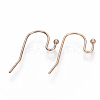 Brass Earring Hooks KK-S340-58LG-1