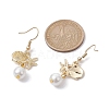 Starfish and Shell Shape Alloy Dangle Earrings EJEW-JE05619-3