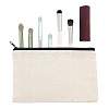 Cloth Blank DIY Craft Bag Canvas Pen Bag ABAG-WH0023-12C-6