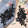 3D Flower Polyester Embroidery Ornament Accessories DIY-WH0488-07-4
