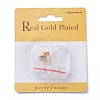 Brass Stud Earring Findings X-KK-N190-12-3