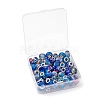 80Pcs 20 Style Rondelle European Beads Set for DIY Jewelry Making Finding Kit DIY-LS0004-14-8
