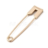 Alloy Extra Large Safety Pin Brooches JEWB-B043-01G-2