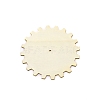 Gear Unfinish Wooden Pieces WOOD-WH0025-10-1