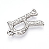 304 Stainless Steel Pendants STAS-N117-01P-R-2