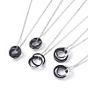 304 Stainless Steel Pendant Necklaces NJEW-L155-05-1