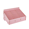 24-Grid Wooden Cell Phone Storage Box AJEW-WH0348-179-1