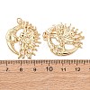 Brass Pendants KK-D019-18G-3