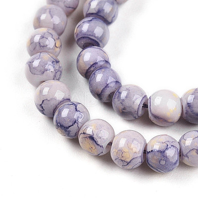 Baking Paint Glass Beads X1-DGLA-N003-4mm-C08-1
