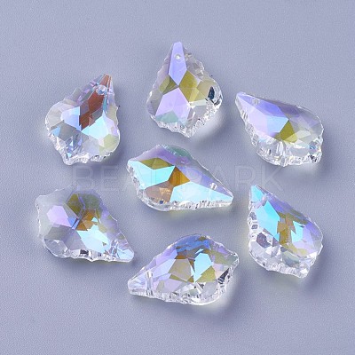 Faceted Glass Pendants X-GLAA-F068-C27-1
