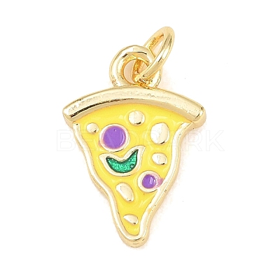 Brass Enamel Pendants LS-KK-B168-01G-01-1