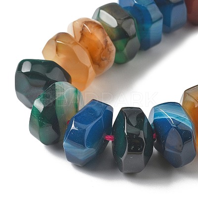 Natural Agate Beads Strands G-K392-A21-1