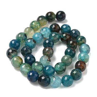 Natural Agate Beads Strands G-M437-C01-01W-1
