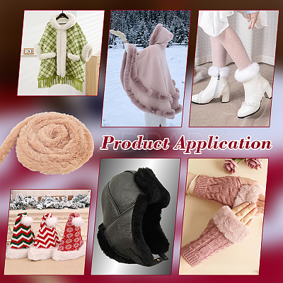 1Pc Artificial Wool Costume Accessories AJEW-PH0007-43C-1