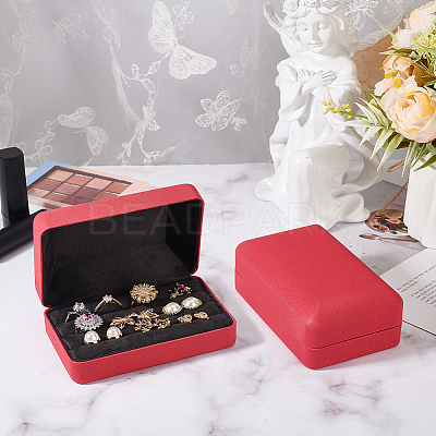 Imitation Leather Rings Box OBOX-WH0019-02-1